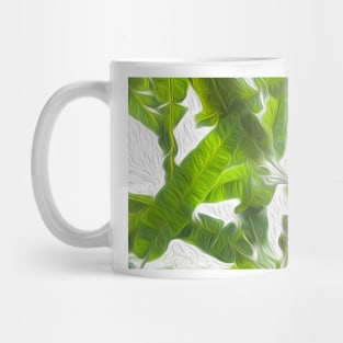 Banana trees abstract Mug